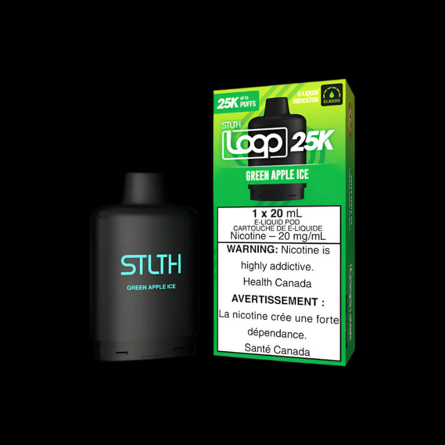 STLTH Loop 25K disposable vape - Coconut Razz Ice - powerful flavor and convenience available in Hawkesbury, Ottawa, and across Ontario.