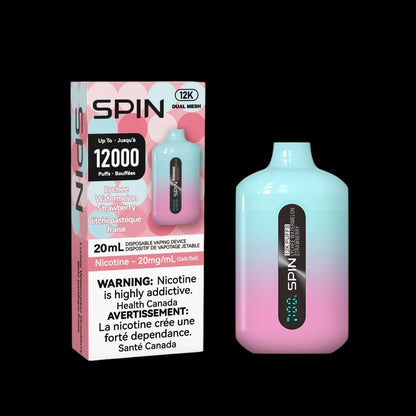 SPIN 12000 Blueberry Ice - cool fruit fusion crafted for flavour-forward vapers, available in Hawkesbury, Ottawa, and across Ontario.