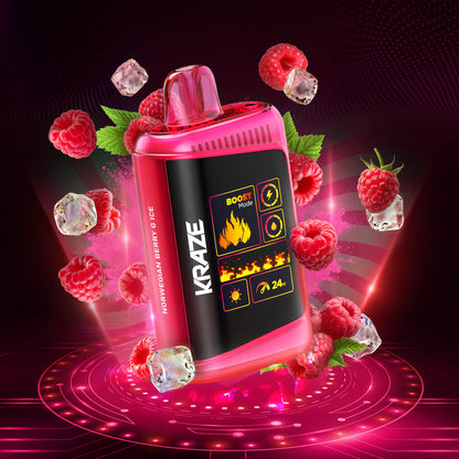 Disposable Vape Flavour: Norwegian Berry G Ice KRAZE HD mega | Supa Vapes - Hawkesbury, Ottawa & Ontario Vape Shop