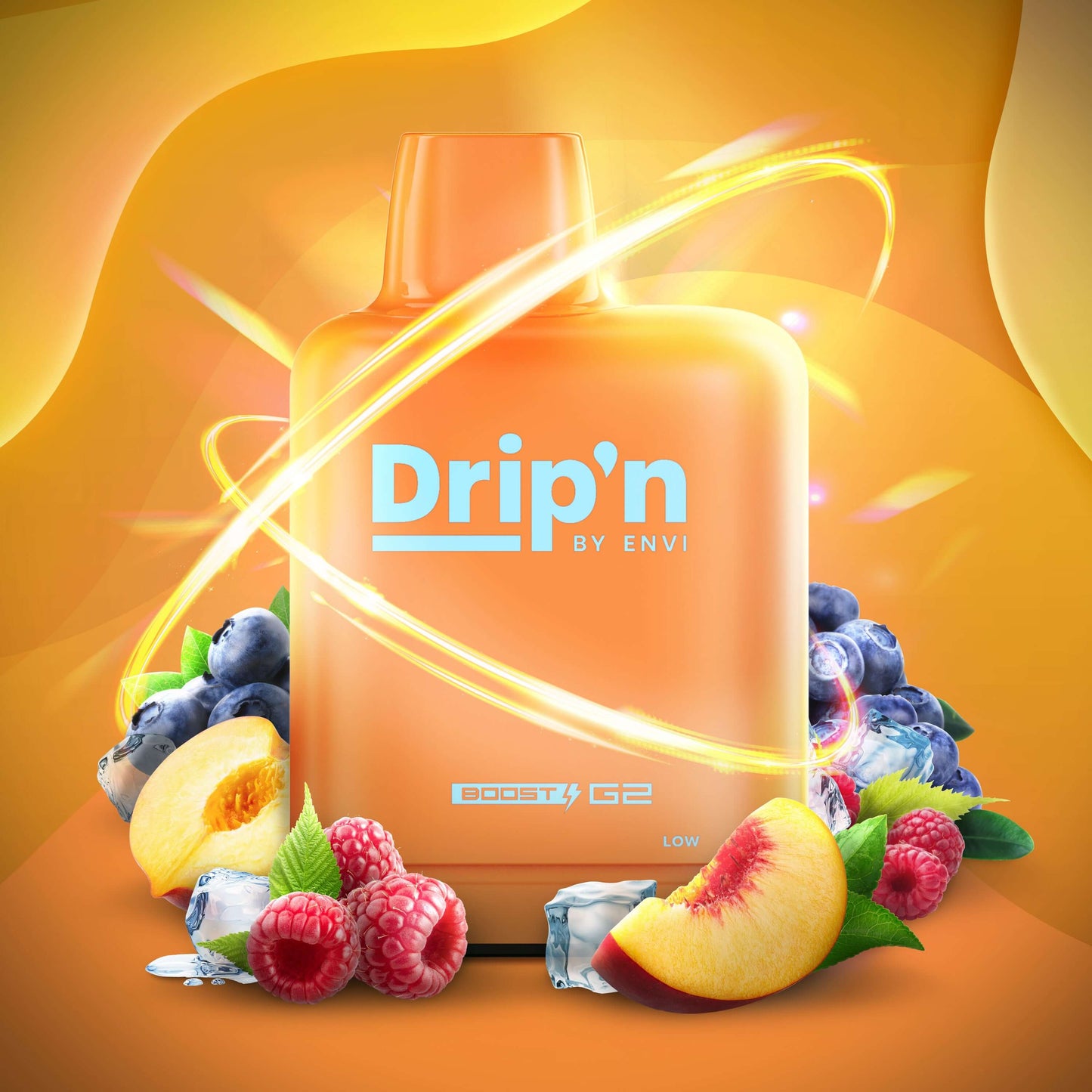 DRIP'N Level X Boost 25K - Green Apple - bold vape flavor with lasting satisfaction available in Hawkesbury, Ottawa, and across Ontario.