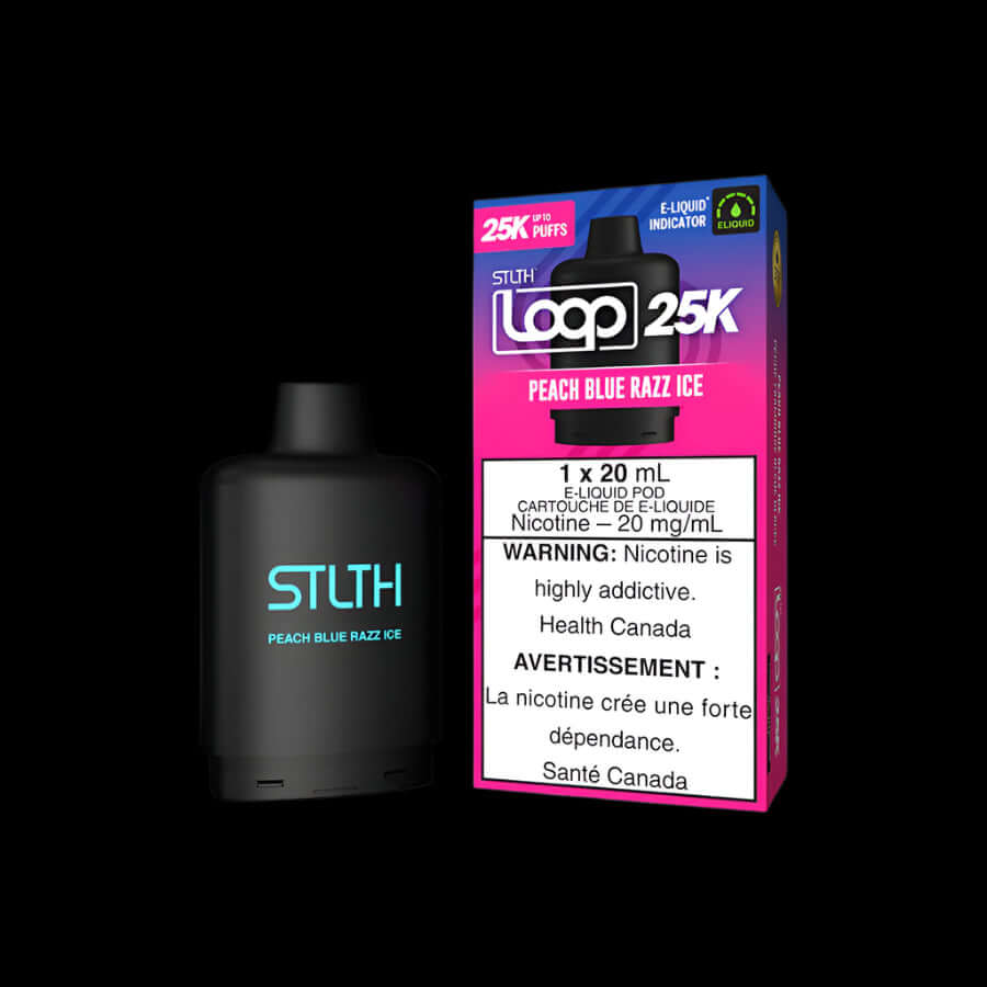STLTH Loop 25K disposable vape - Green Apple Ice - powerful flavor and convenience available in Hawkesbury, Ottawa, and across Ontario.