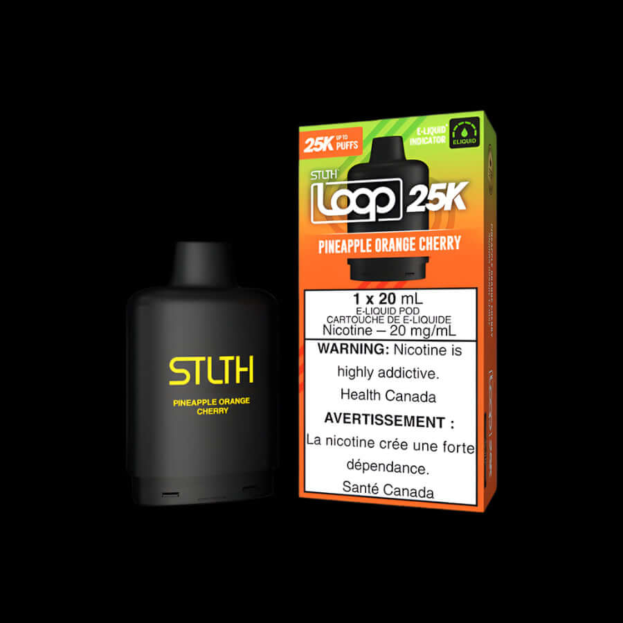 STLTH Loop 25K disposable vape - Ice Mint - powerful flavor and convenience available in Hawkesbury, Ottawa, and across Ontario.