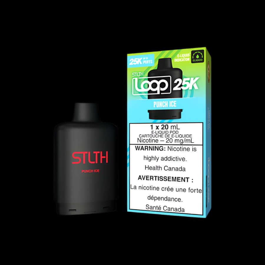 STLTH Loop 25K disposable vape - Tropical Storm Ice - powerful flavor and convenience available in Hawkesbury, Ottawa, and across Ontario.
