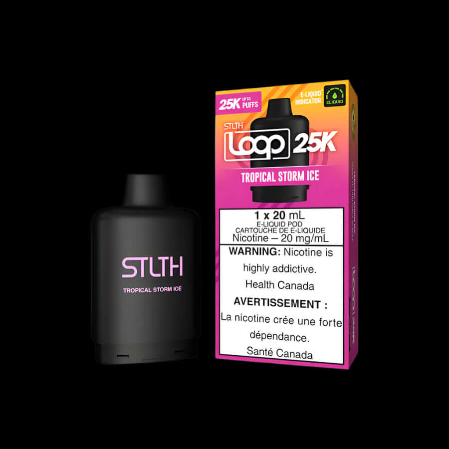 STLTH Loop 25K disposable vape - Pineapple Orange Cherry - powerful flavor and convenience available in Hawkesbury, Ottawa, and across Ontario.