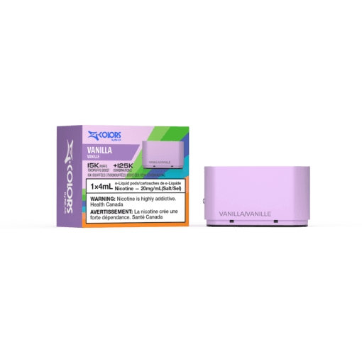 Z-Colors (Zpods) 15K Pods, Sour flavor pod with adjustable wattage and LED indicators, customizable vaping experience, suitable for Ontario and Quebec vapers.