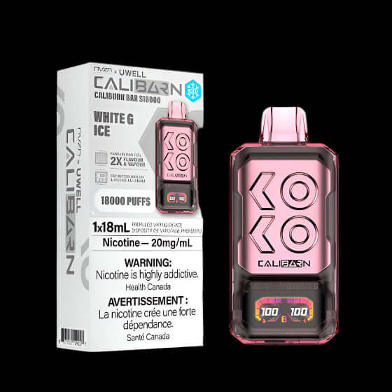 Nvzn caliburn bar 18K Watermelon Peach Swirl - flavor-packed disposable vape available in Hawkesbury, Ottawa, and across Ontario.