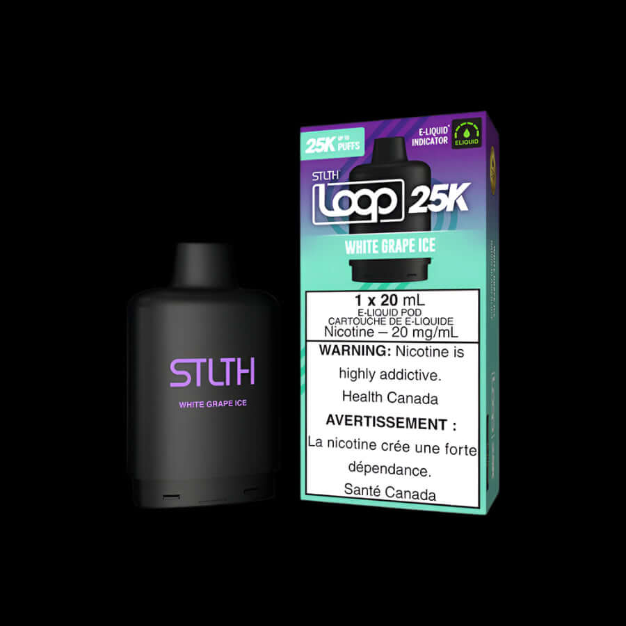 STLTH Loop 25K disposable vape - Punch Ice - powerful flavor and convenience available in Hawkesbury, Ottawa, and across Ontario.