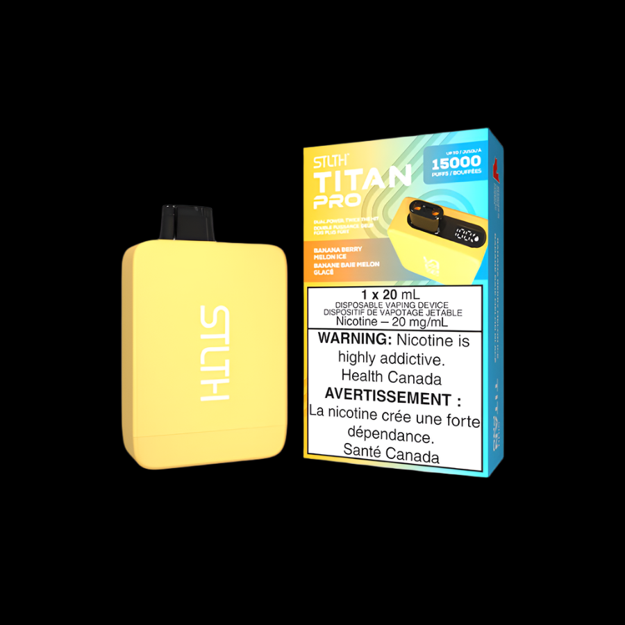 STLTH titan pro Banana Berry Melon Ice - premium vape ejuice with bold flavour profiles, available in Hawkesbury, Ottawa, and across Ontario.