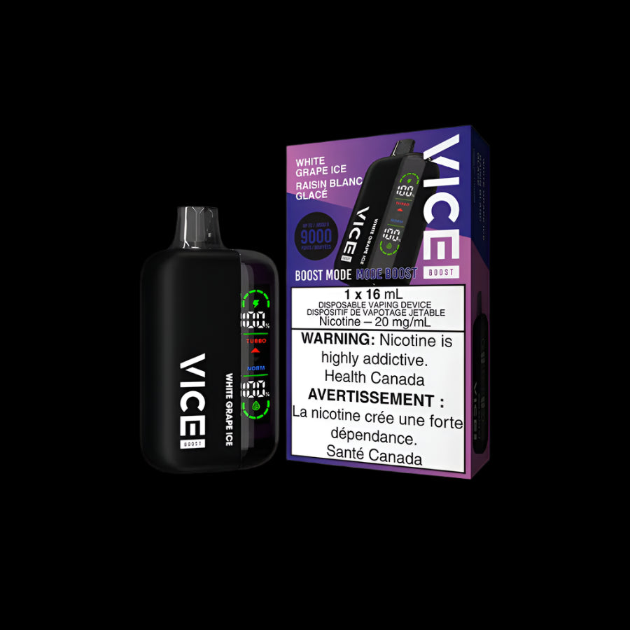 Disposable Vape Flavours: Burst Ice VICE boost | Supa Vapes - Hawkesbury, Ottawa & Ontario Vape Shop