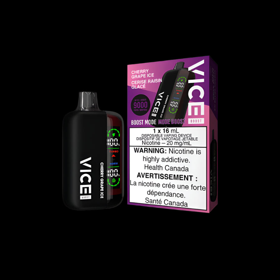 Disposable Vape Flavours: Burst Ice VICE boost | Supa Vapes - Hawkesbury, Ottawa & Ontario Vape Shop