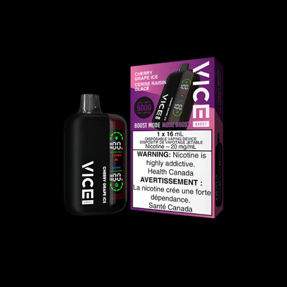 Disposable Vape Flavours: Burst Ice VICE boost | Supa Vapes - Hawkesbury, Ottawa & Ontario Vape Shop