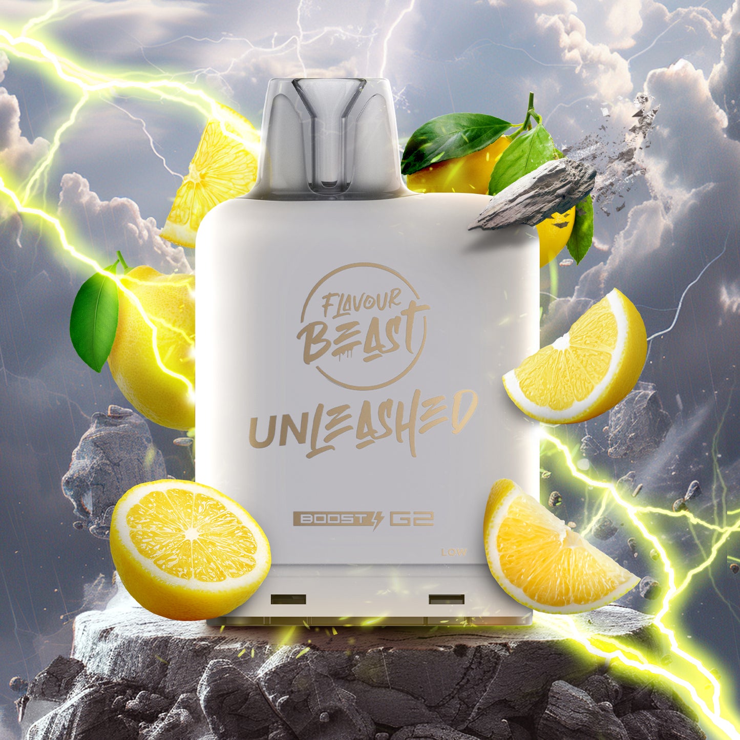 Flavour Beast level X unleashed boost Craving Lemon Delight - Beast Mode MAX disposable vape with powerful flavour and performance, available in Hawkesbury, Ottawa, and across Ontario.