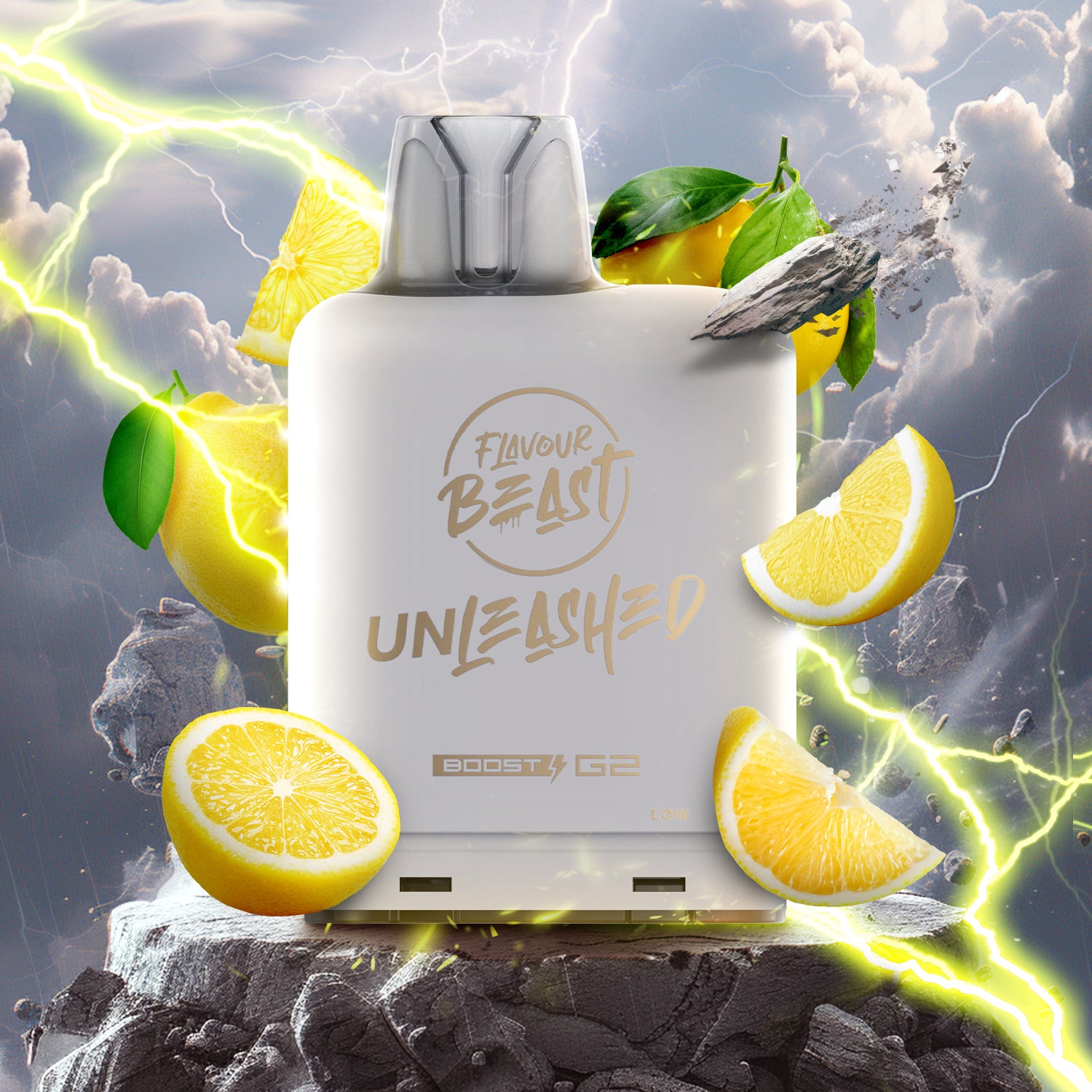 Flavour Beast level X unleashed boost Craving Lemon Delight - Beast Mode MAX disposable vape with powerful flavour and performance, available in Hawkesbury, Ottawa, and across Ontario.