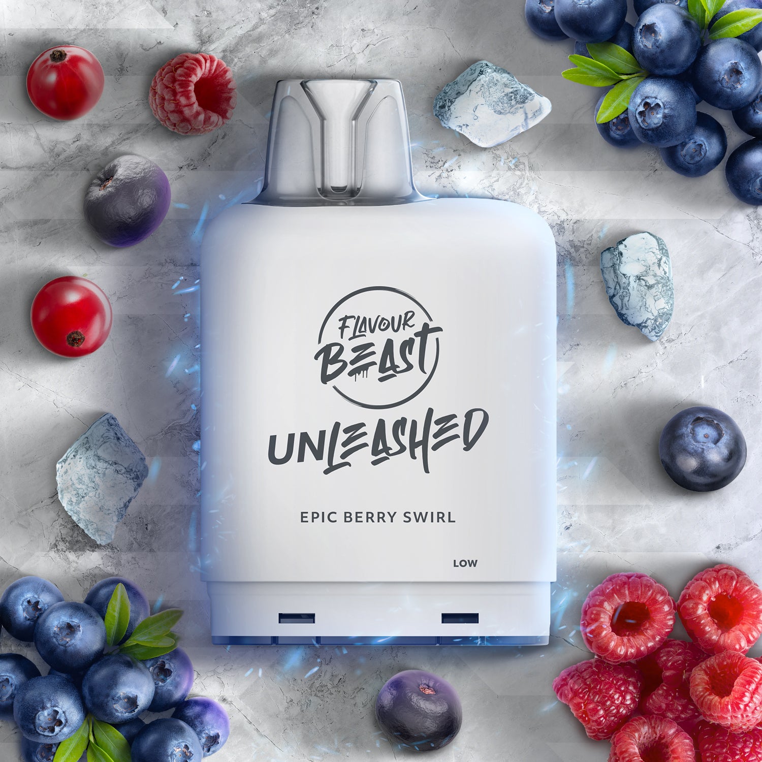Flavour Beast level X unleashed boost Epic Apple Strawnana - high-capacity Level X Unleashed Boost vape with epic flavour blends, available in Hawkesbury, Ottawa, and across Ontario.