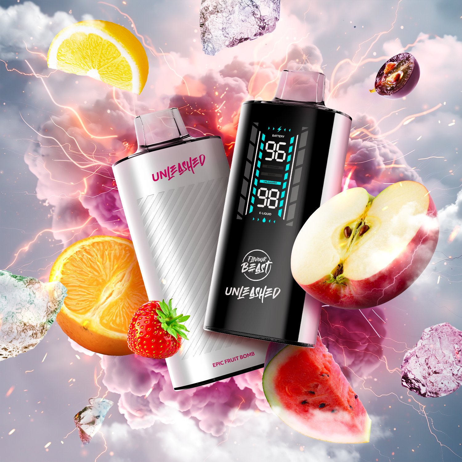 Flavour Beast unleashed dcp 20K Epic Fruit Bomb - premium vape gear and flavour available in Hawkesbury, Ottawa, and across Ontario.