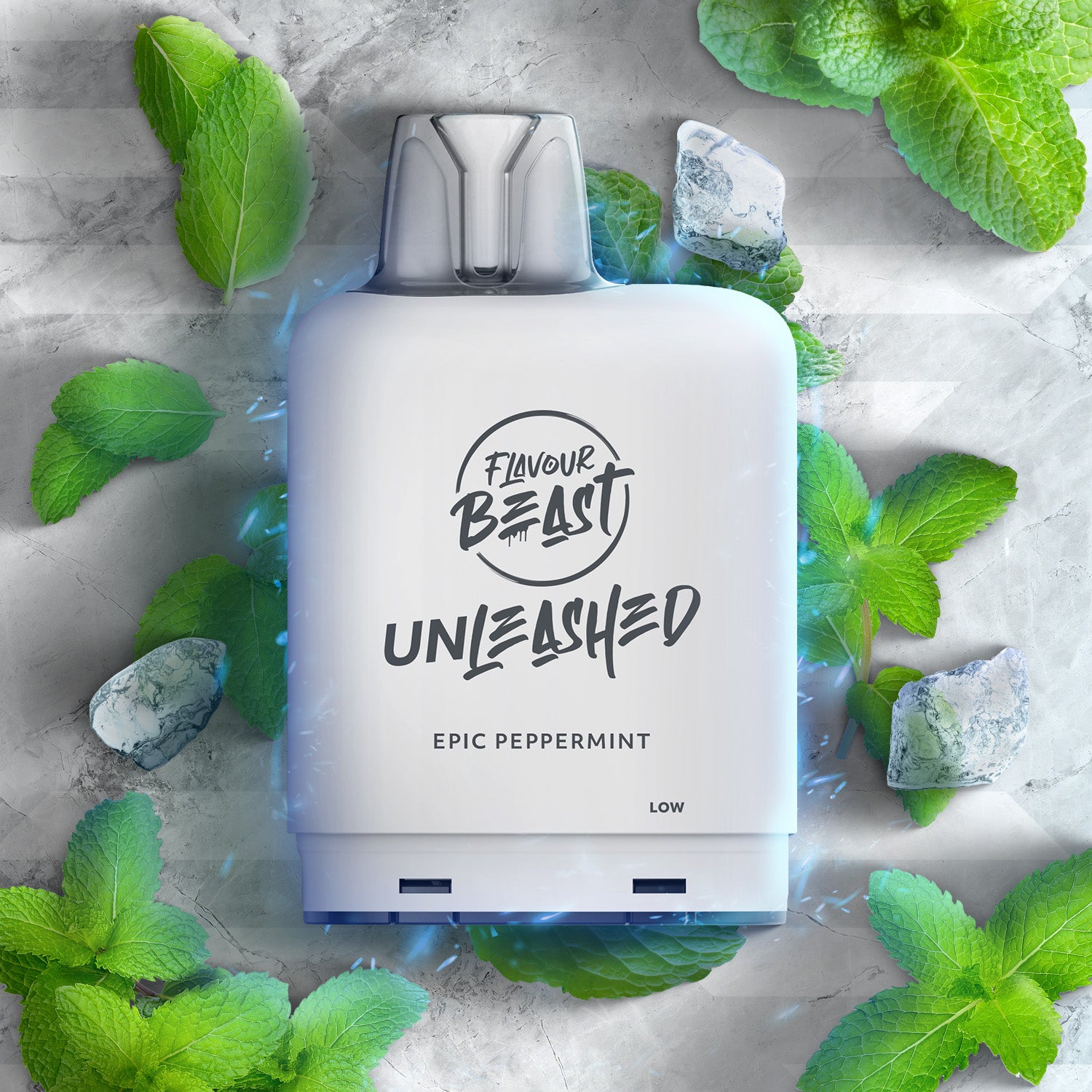 Flavour Beast level X unleashed boost Epic Blue Razz Lemon Ice - high-capacity Level X Unleashed Boost vape with epic flavour blends, available in Hawkesbury, Ottawa, and across Ontario.