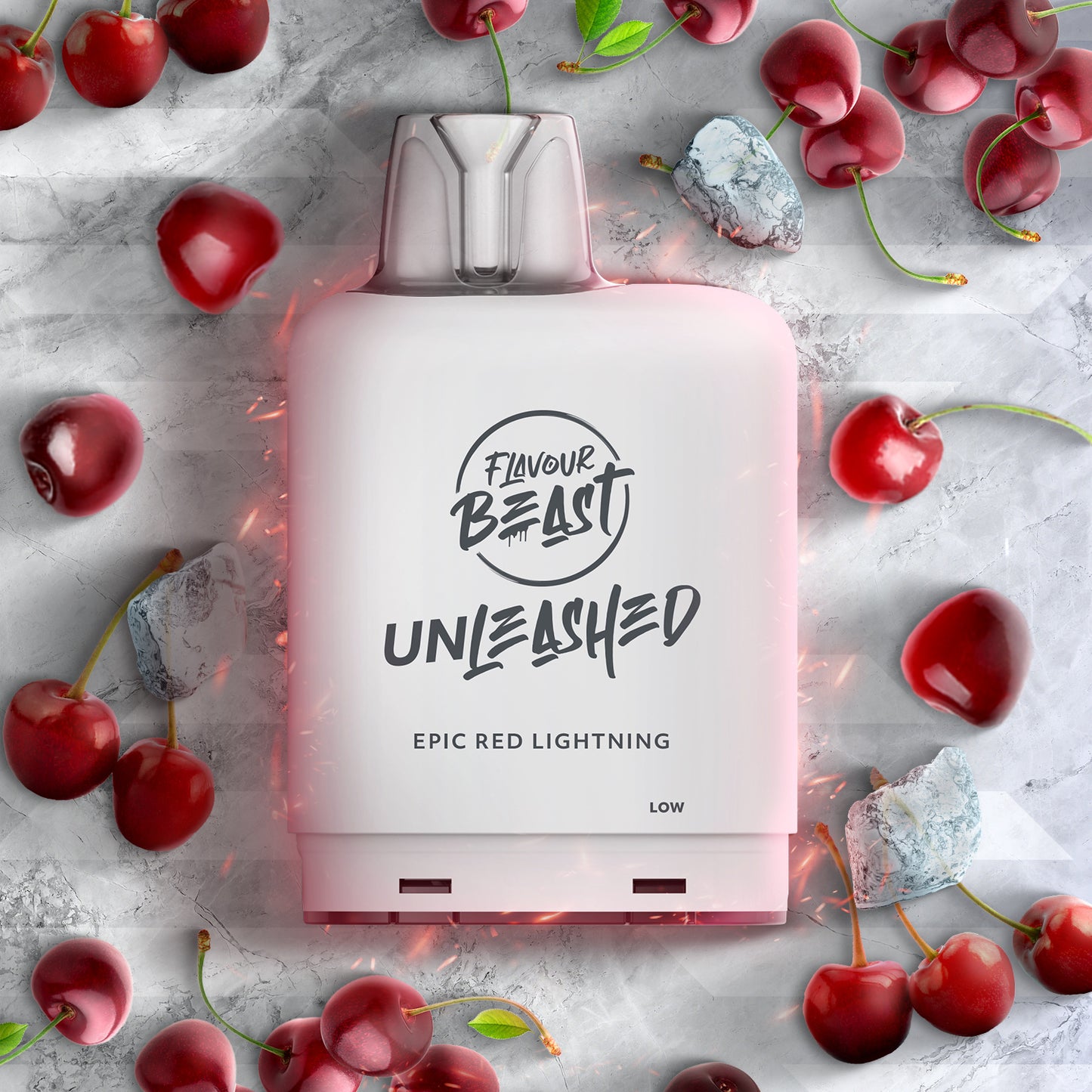 Flavour Beast level X unleashed boost Epic Cantaloupe - high-capacity Level X Unleashed Boost vape with epic flavour blends, available in Hawkesbury, Ottawa, and across Ontario.