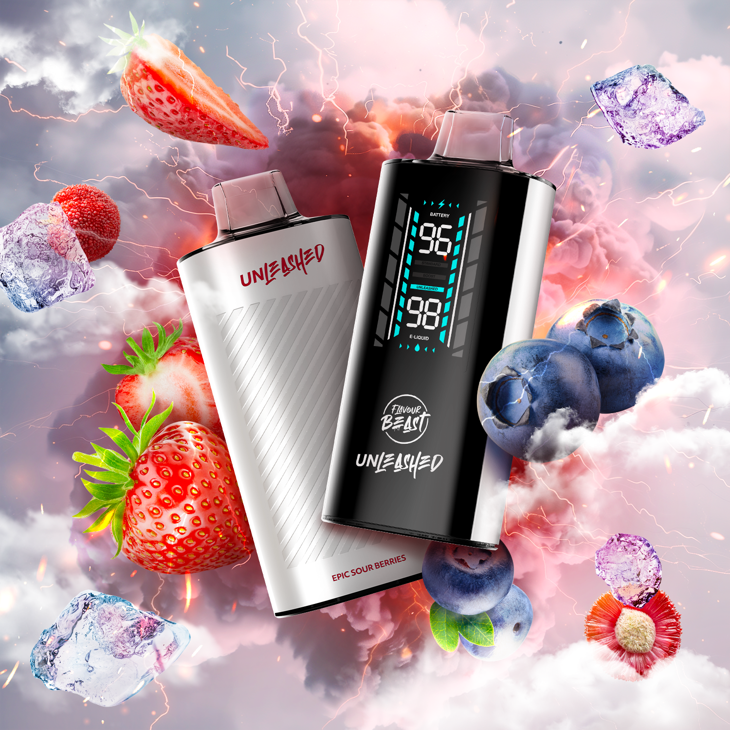 Flavour Beast unleashed dcp 20K Epic Blue Razz - premium vape gear and flavour available in Hawkesbury, Ottawa, and across Ontario.