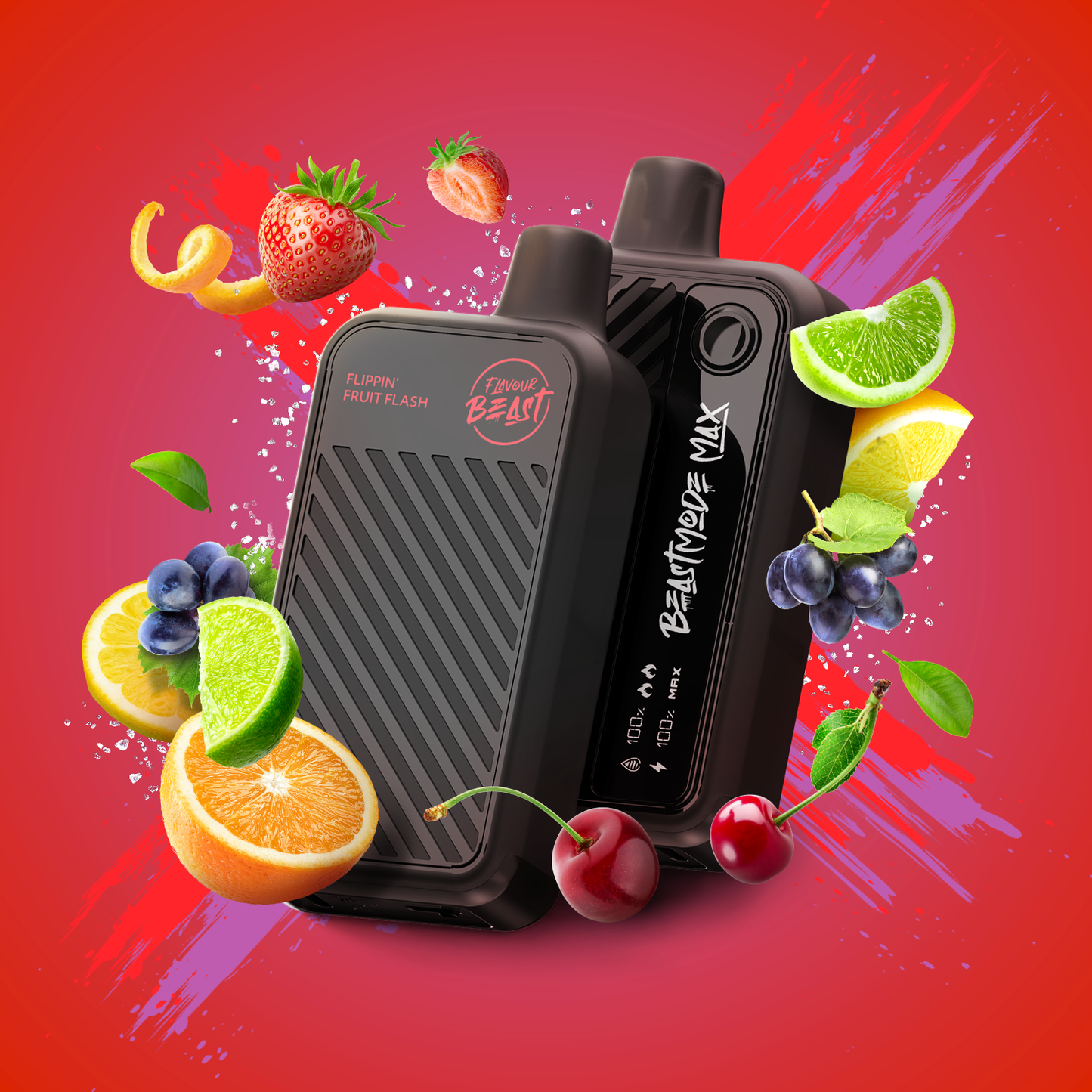 Flavour Beast beast mode MAX Groovy Grape Passionfruit - Beast Mode MAX disposable vape with powerful flavour and performance, available in Hawkesbury, Ottawa, and across Ontario.