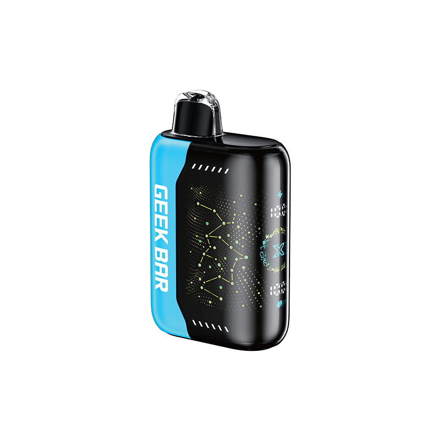 Geek Bar Pulse X 25K, Sour Strawberry Ice flavour, rich icy fruity notes with smooth nicotine, extended puff life up to 25,000 puffs, vibrant vape tech, perfect for Ontario and Quebec vapers.