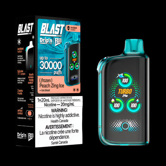 DRIP'N vape fasta blast 30K (Sour) Watermelon Ice – premium disposable vape pod with icy ejuice flavor, popular in Hawkesbury, Ottawa, and across Ontario.