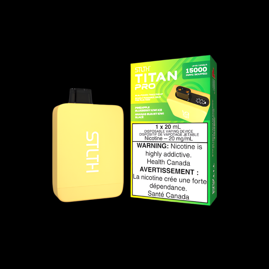 STLTH titan pro Pineapple Blueberry Kiwi Ice - premium vape ejuice with bold flavour profiles, available in Hawkesbury, Ottawa, and across Ontario.