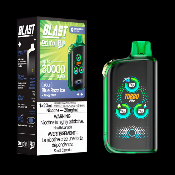 DRIP'N vape fasta blast 30K Hawaiian Storm Ice – premium disposable vape pod with icy ejuice flavor, popular in Hawkesbury, Ottawa, and across Ontario.