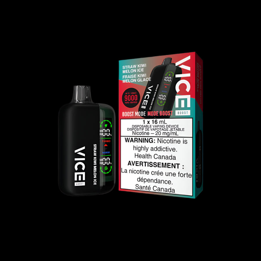 Disposable Vape Flavours: Strawberry Mint VICE boost | Supa Vapes - Hawkesbury, Ottawa & Ontario Vape Shop