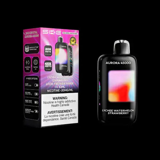 SKE AURORA 45K Mango Peach Watermelon - flavor-packed disposable vape available in Hawkesbury, Ottawa, and across Ontario.