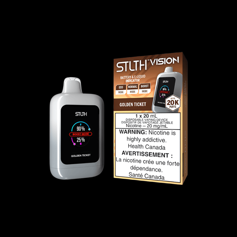STLTH Vision 20K vape - Green Apple Ice flavor - high-performance disposable vape available in Hawkesbury, Ottawa, and Ontario - optimized for vape, pods, and ejuice.
