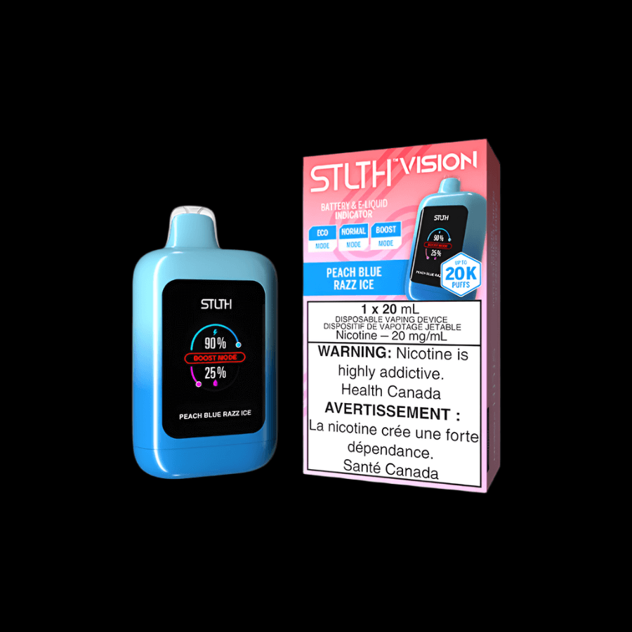 STLTH Vision 20K vape - Quad Berry flavor - high-performance disposable vape available in Hawkesbury, Ottawa, and Ontario - optimized for vape, pods, and ejuice.