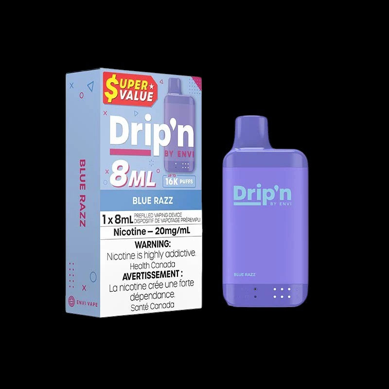 Blue Razz DRIP'N by Envi 8mL Disposable