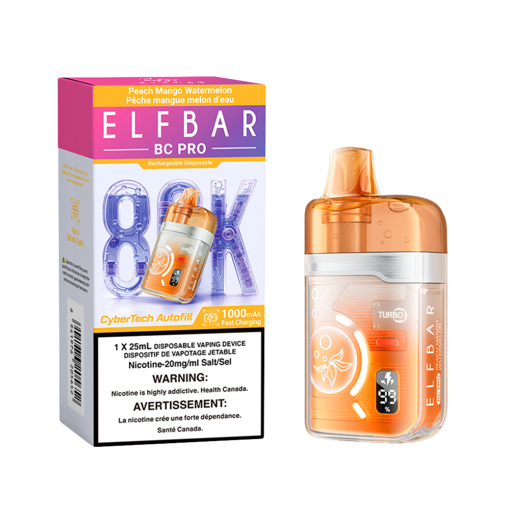 ELFBAR BC PRO 80K Disposable Vape - 80,000 Puffs | 25mL Hybrid E-Cigarette