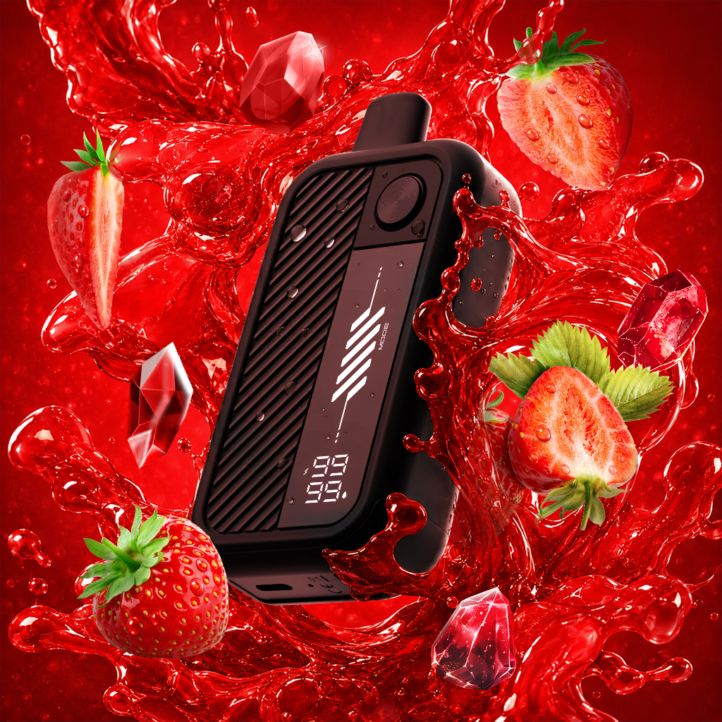 Flavour Beast Mode Max 3 - Gushin Series (60K Disposable Vape) in Strawberry flavour | Supa Vapes Canada