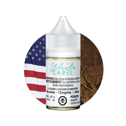 White Label American Tab 30mL freebase e-liquid