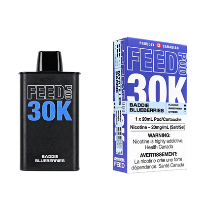 FEED 30K Baddie Blueberries pre-filled pods 5-pack