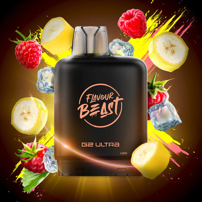 Flavour Beast Level X G2 Ultra Pod Iced - Banana Raspberry