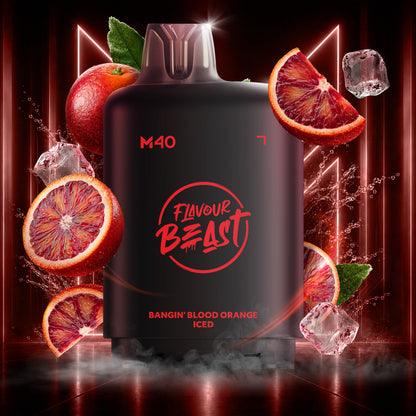Flavour Beast Level X M Series 40mL Pod Bangin' Blood Orange Iced - Supa Vapes