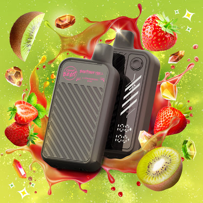 Beast Mode Max 2 Disposable Vape in Sour Strawberry Kiwi flavour.