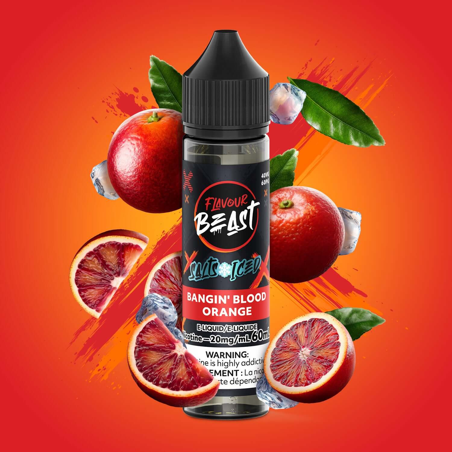 Flavour Beast e-liquid - salt iced 60ml Dope Double Kiwi - iced salt e-liquid with explosive flavor combinations, available in Hawkesbury, Ottawa, and across Ontario.