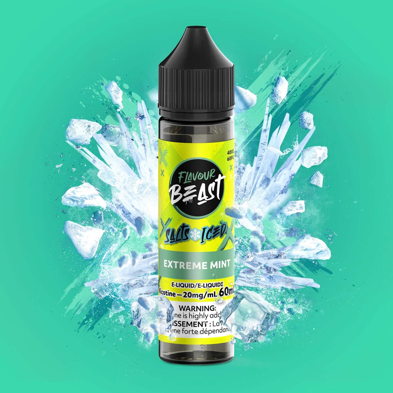 Flavour Beast e-liquid - salt iced 60ml Dreamy Dragonfruit Lychee - iced salt e-liquid with explosive flavor combinations, available in Hawkesbury, Ottawa, and across Ontario.