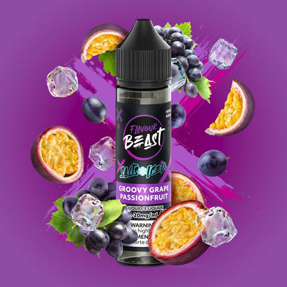 Flavour Beast e-liquid - salt iced 60ml Grapplin' Grape Sour Apple Iced - iced salt e-liquid with explosive flavor combinations, available in Hawkesbury, Ottawa, and across Ontario.