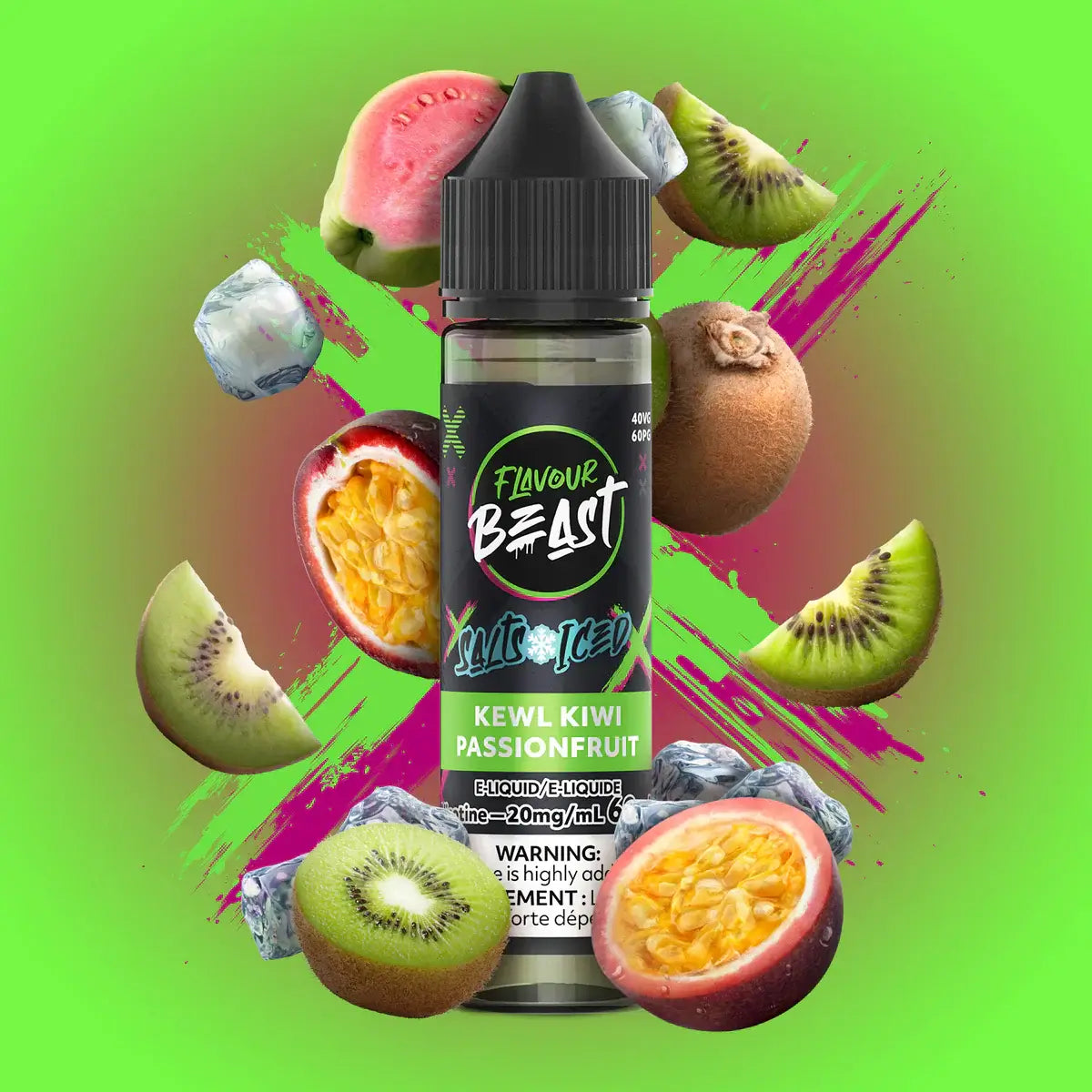 Flavour Beast e-liquid - salt iced 60ml Loco Cocoa Latte - iced salt e-liquid with explosive flavor combinations, available in Hawkesbury, Ottawa, and across Ontario.