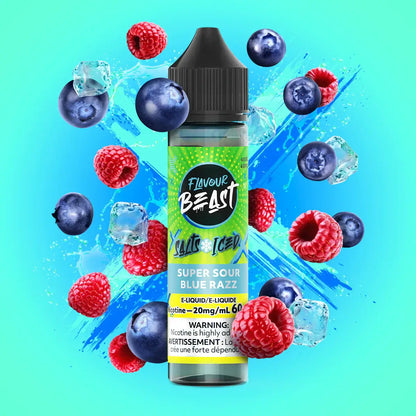 Flavour Beast e-liquid - salt iced 60ml Sic Strawberry - iced salt e-liquid with explosive flavor combinations, available in Hawkesbury, Ottawa, and across Ontario.