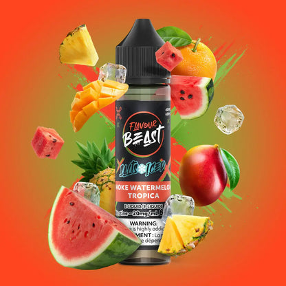 Flavour Beast e-liquid - salt iced 60ml Super Sour Apple - iced salt e-liquid with explosive flavor combinations, available in Hawkesbury, Ottawa, and across Ontario.