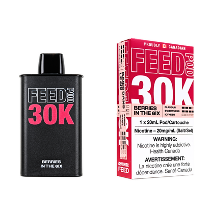 FEED 30K Berries in the 6ix pre-filled pods 5-pack