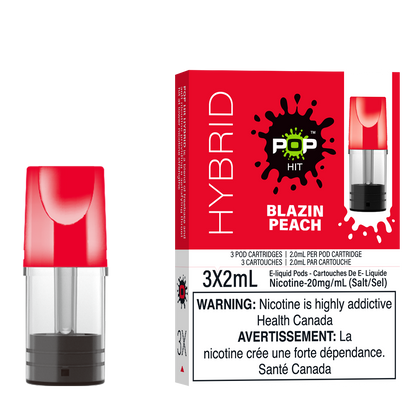 Pop Pods Blazin Peach STLTH-compatible pods 5-pack