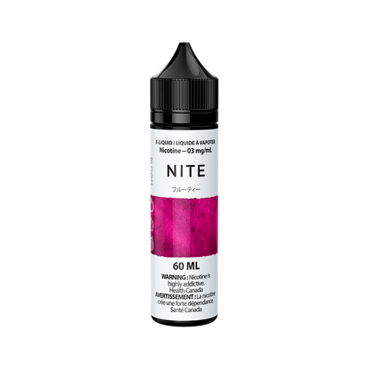 Nite Bloom Freebase E-Liquid 60mL bottle
