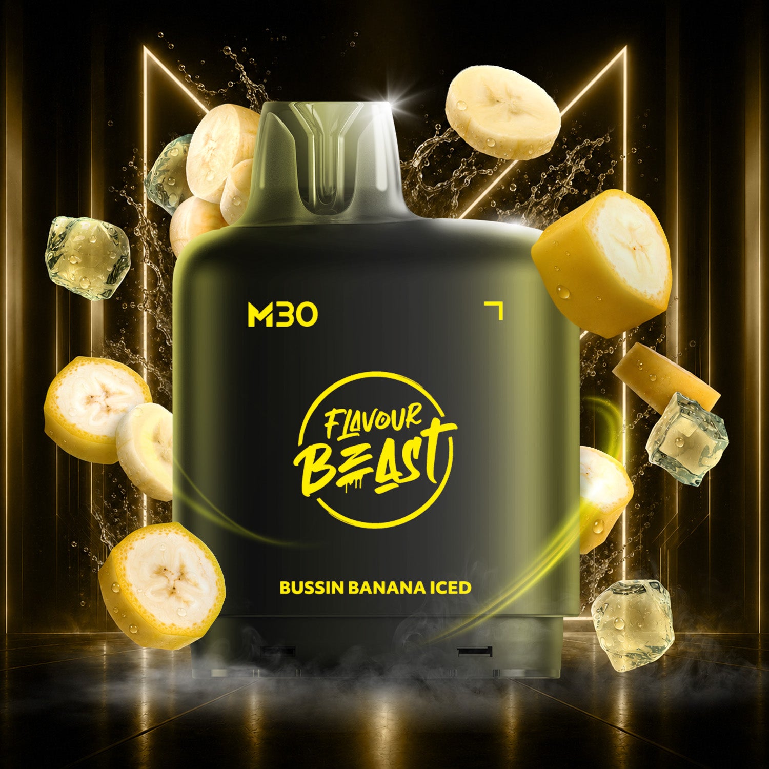 Flavour Beast Level X M Series 30mL Pod Bussin' Banana Iced - Supa Vapes