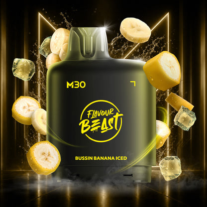 Flavour Beast Level X M Series 30mL Pod Bussin' Banana Iced - Supa Vapes